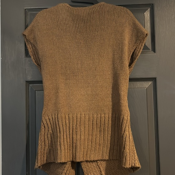 Brown cap sleeve sweater - Picture 4 of 5